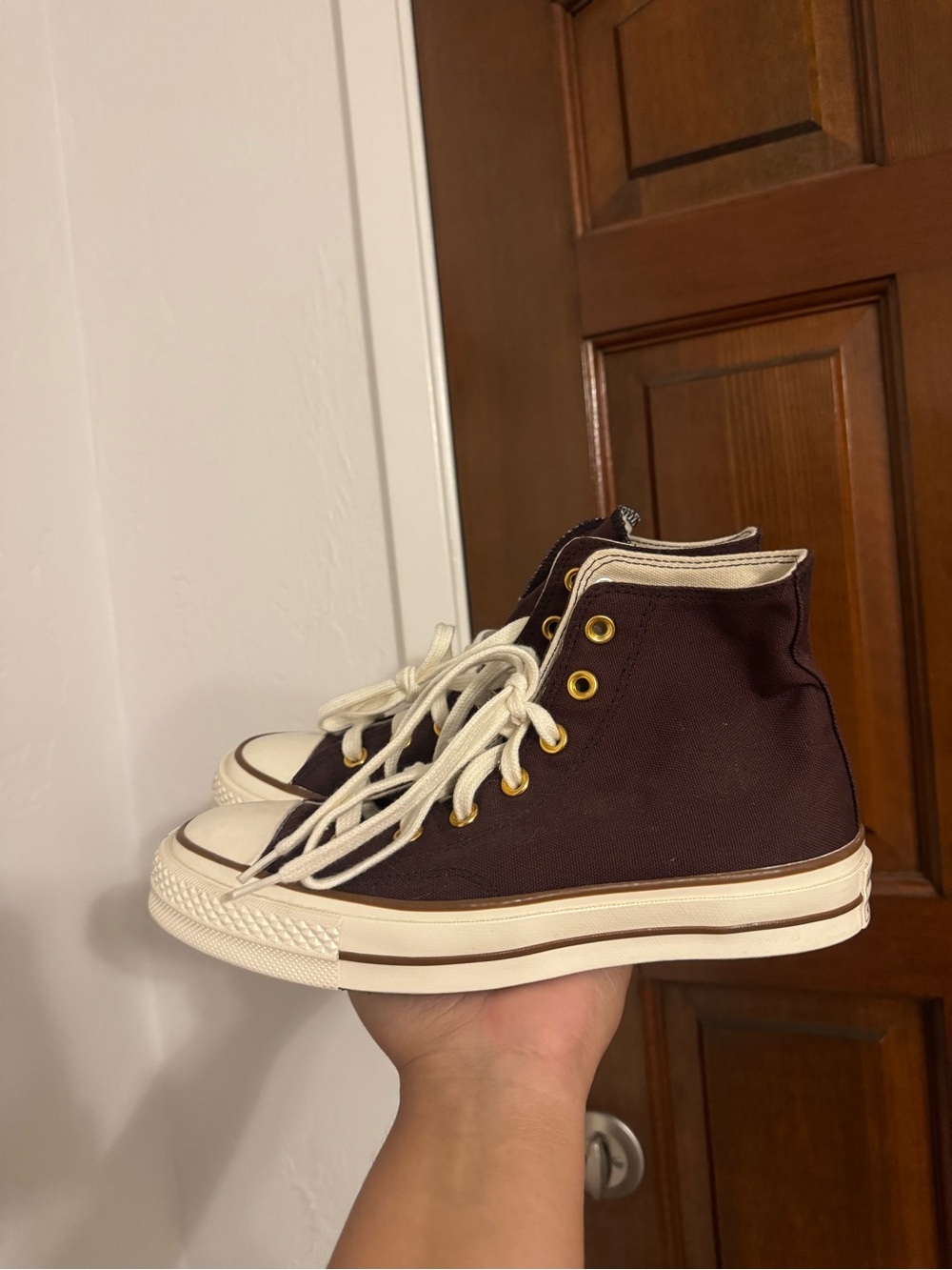 NWOT Brown/Cream Converse Chuck Taylor High Tops